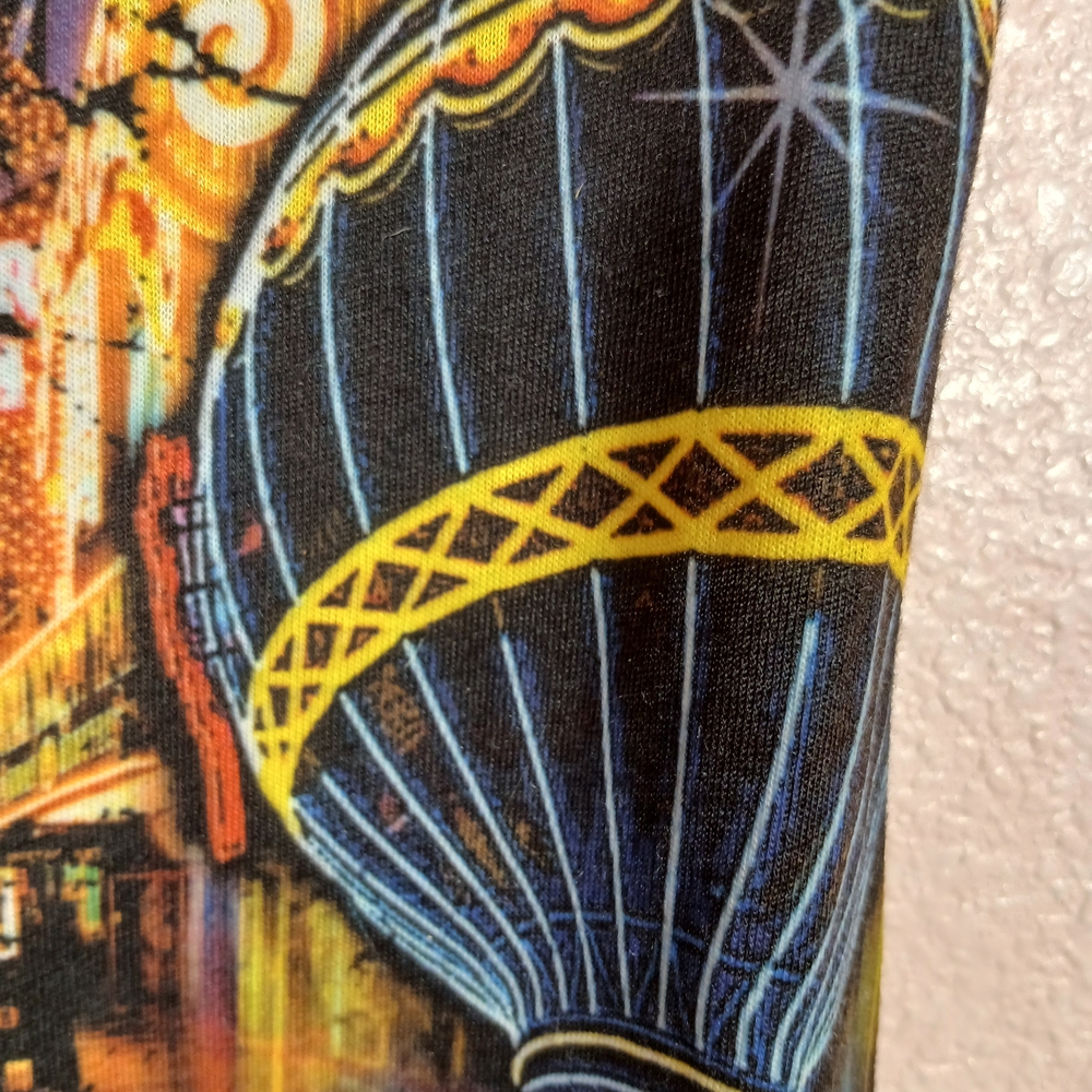 Colorful Beaded "Welcome To Fabolous Las Vegas Nevada" Graphic T-Shirt Size M - Picture 6 of 9